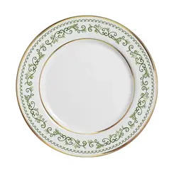 Prato Raso Cerâmica Classic Christmas Filete Ouro 29,5cm - 1un.