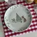 Prato Sobremesa Cerâmica Stoneware Coup Christmas Card 19,5cm 1un
