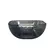 Tigela Bowl em Vidro Acabamento Martelado Preto 16,5cm 1L