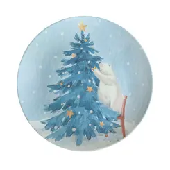 Prato Sobremesa em Cerâmica Stoneware Coup Expresso Polar I 19cm - 1 unid.