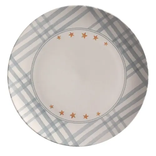 Prato Raso em Cerâmica Stoneware Coup Expresso Polar 26,5cm - 1 unid.