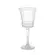 Jogo 6 Taças de Vidro Alto Transparente Elegance Prisma 270ml