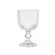 Conjunto 6 Taças De Vidro Transparente Ripado Linhare 250ml