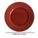 Prato Raso em Cerâmica Roma Vermelho Rubi 26,5cm - 1 unid.