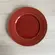 Prato Raso em Cerâmica Roma Vermelho Rubi 26,5cm - 1 unid.