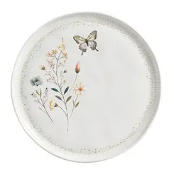 Prato Raso em Cerâmica Stoneware Bio Refúgio 27,5cm - 1 Unid.