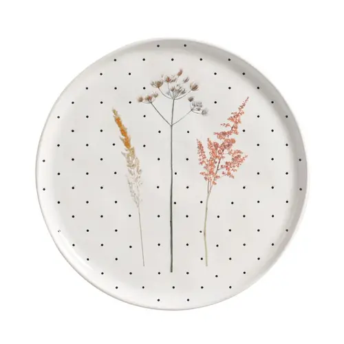 Prato Raso em Cerâmica Stoneware Bio Floralis 27,5cm - 1 Unid.