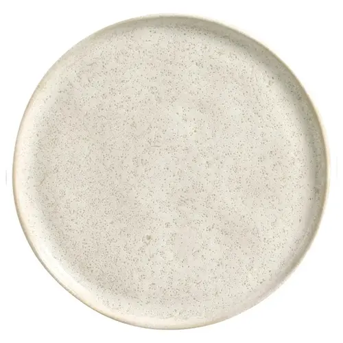 Prato Raso em Cerâmica Stoneware Bio Vanilla 27,5cm - 1 unid.