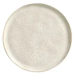 Prato Raso em Cerâmica Stoneware Bio Vanilla 27,5cm - 1 unid.