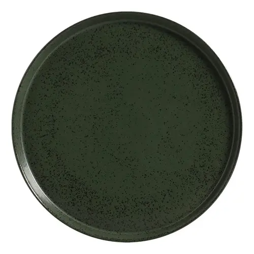 Prato Raso em Cerâmica Stoneware Neo Greenery 27cm - 1 Unid.
