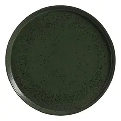 Prato Raso em Cerâmica Stoneware Neo Greenery 27cm - 1 Unid.