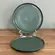 Prato Raso em Cerâmica Stoneware Neo Greenery 27cm - 1 Unid.