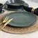 Prato Raso em Cerâmica Stoneware Coup Hotelaria Greenery 26,5cm - 1 unid.