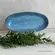 Travessa Oval Funda Cerâmica Stoneware Orgânico Breeze 32x16cm