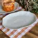 Travessa Oval Rasa Cerâmica Stoneware Bio Latte 30x20cm