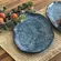 Travessa Oval Rasa Cerâmica Stoneware Bio Denim 30x20cm