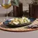 Travessa Oval Rasa Cerâmica Stoneware Orgânico Oceano M 30x20cm