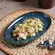 Travessa Oval Rasa Cerâmica Stoneware Orgânico Oceano M 30x20cm