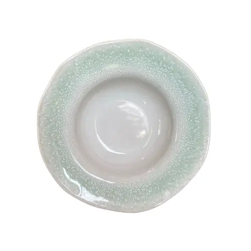 Prato Entrada Sobremesa Cerâmica Orgânico Sea 19cm - 1 Unid