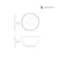 Bowl Tigela em Cerâmica Roma Branco 370ml  - 1 unid.