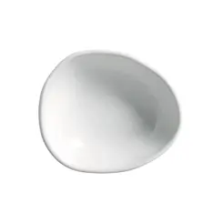 Cumbuca Oval em Cerâmica Orgânico Stoneware New White 265ml - 1 Unid.