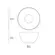 Bowl em Cerâmica Orgânico Stoneware Moon Branco 558ml - 1 Unid.