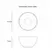 Bowl em Cerâmica Stoneware Coup Echo Branco 500ml - 1 Unid.