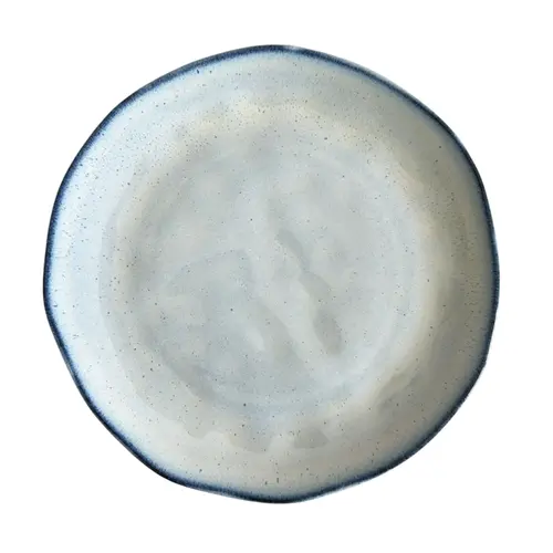 Prato Raso Cerâmica Stoneware Orgânico Azul Glacier  26,5 cm - 1 unid.