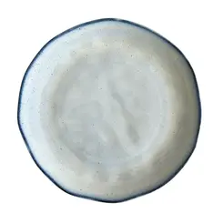 Prato Raso Cerâmica Stoneware Orgânico Azul Glacier  26,5 cm - 1 unid.