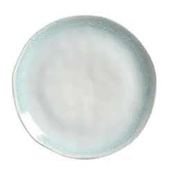 Prato Raso Cerâmica Stoneware Orgânico Sea  26,5 cm - 1 unid.