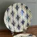 Prato Raso em Cerâmica Coup Tecido Ikat Azul 28 cm - 1 unid.