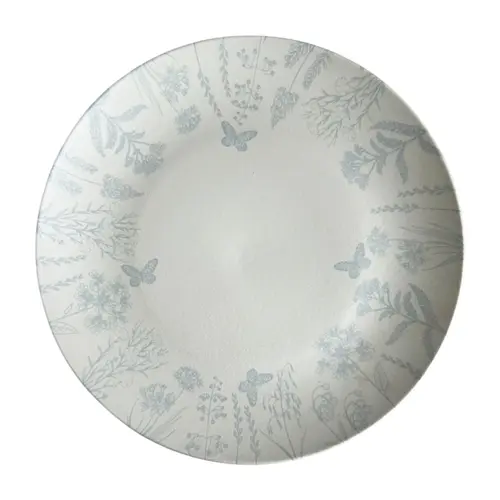 Prato Raso em Cerâmica Stoneware Coup Paschae Azul 26,5cm - 1 unid.