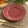 Prato Sobremesa em Cerâmica Roma Vermelho Rubi 20,5cm - 1 unid.