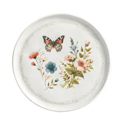 Prato Sobremesa em Cerâmica Stoneware Bio Refúgio 21,5cm - 1 Unid.
