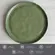 Prato Sobremesa Cerâmica Stoneware Linhas Lívia Verde 21,5 cm - 1 unid.