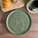 Prato Sobremesa Cerâmica Stoneware Linhas Lívia Verde 21,5 cm - 1 unid.
