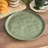 Prato Sobremesa Cerâmica Stoneware Linhas Lívia Verde 21,5 cm - 1 unid.