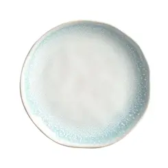 Prato Sobremesa Cerâmica Stoneware Orgânico Sea  19,5 cm - 1 unid.
