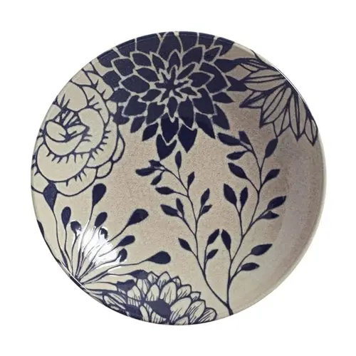 Prato Fundo em Cerâmica Coup Graffiare Azul 21,5cm - 1 Unid.