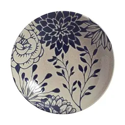 Prato Fundo em Cerâmica Coup Graffiare Azul 21,5cm - 1 Unid.