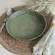 Prato Fundo em Cerâmica Stoneware Linhas Lívia Verde 22,5cm - 1 unid.
