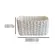 Kit 3 Cestos Organizadores Fibra Sintética Retangular Branco