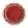 Prato de Bolo em Cerâmica Maia Vermelho Ferrugem 32,5 cm
