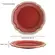 Prato de Bolo em Cerâmica Maia Vermelho Ferrugem 32,5 cm