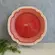 Prato de Bolo em Cerâmica Maia Vermelho Ferrugem 32,5 cm