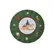 Prato de Bolo com Pé em Cerâmica Christimas Gifts Verde 33cm