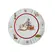 Prato de Bolo com Pé em Cerâmica Christimas Gifts M 27,5cm