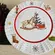 Prato de Bolo com Pé em Cerâmica Christimas Gifts M 27,5cm
