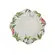 Prato de Bolo Com Pé em Cerâmica Flores Butterfly G 36cm