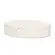 Caixa Decorativa Oval em MDF Revestida em PU Off White 28X22 cm